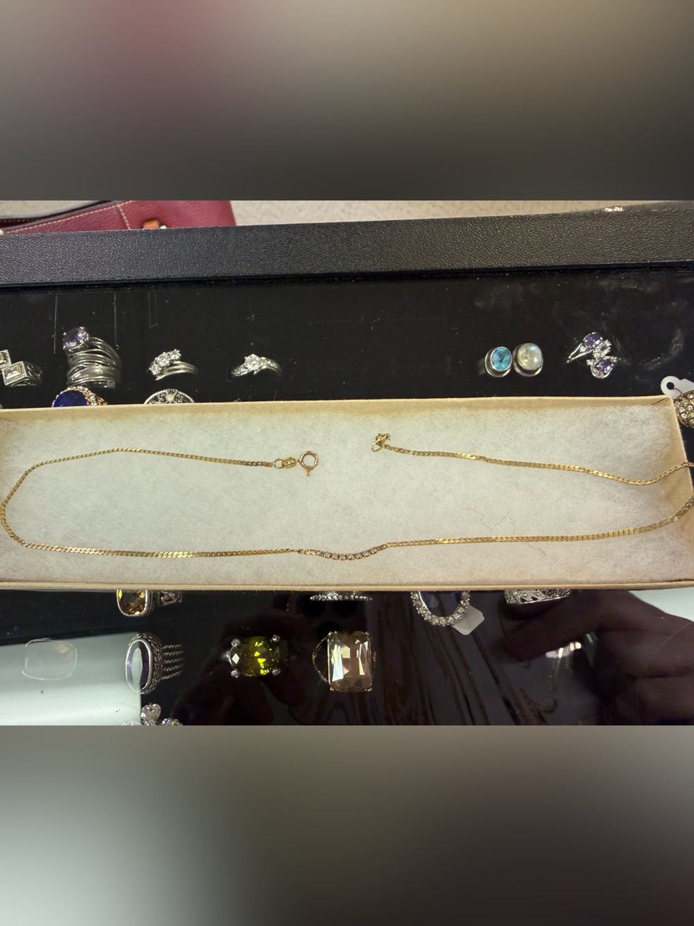 😍Gorgeous vintage Italian high end luxury balestra 585(14K) Diamond Necklace